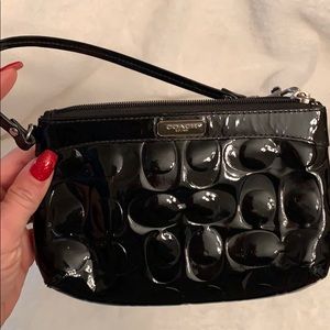 Black Coach wristlet🖤